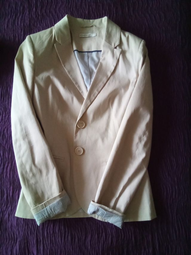 Blazer talla S beige