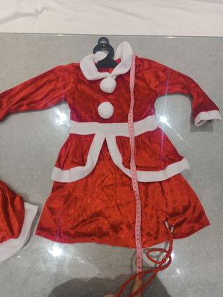 DISFRAZ MAMÁ NOEL NIÑA-BEBÉ