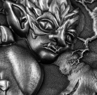 Moneda plata pura Drowner 2 onzas - Niue  2022