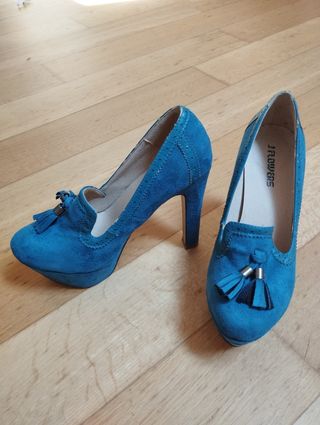 Scarpe con tacco e plateau 