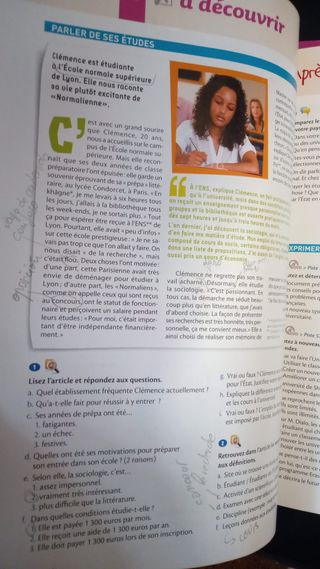 Libro y cahier Hachette Agenda 3