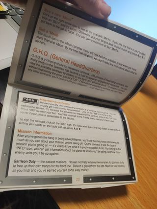 Manual SNES mechwarrior