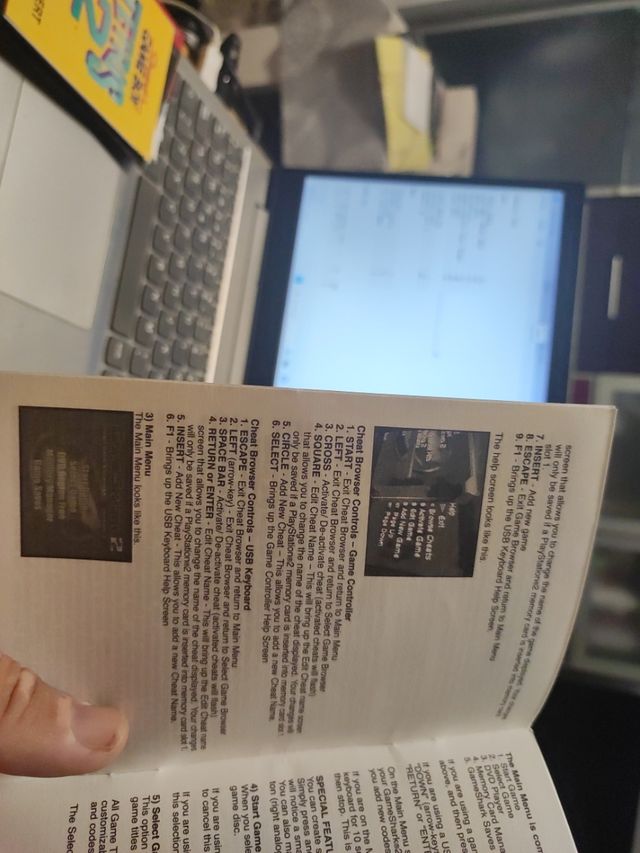 PS2 GameShark manual