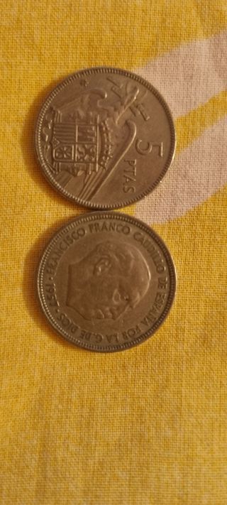 5 pesetas de 1957