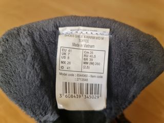 Botas de nieve impermeable talla 41