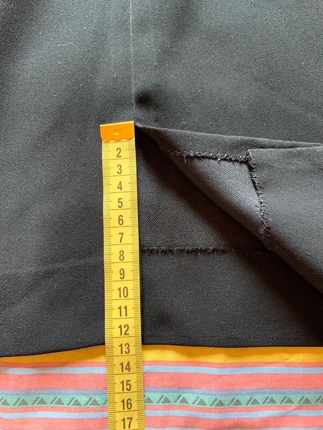 Vestido Negro de Modista "Casa Parera" - L/XL