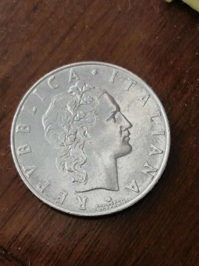 50 Lire 1957 Repubblica Italiana