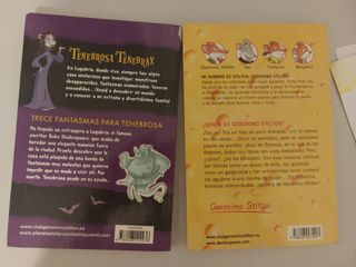 2 libros infantiles Geronimo Stilton