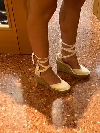Alpargatas blancas Macarena shoes