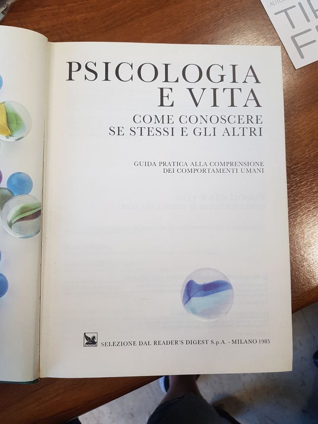 Libro Psicologia e Vita