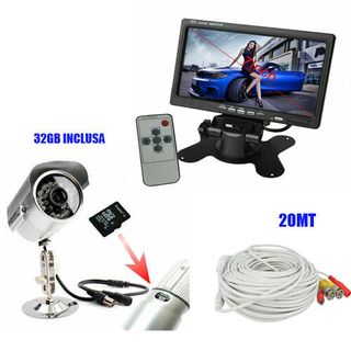 kit videosorveglianza con Telecamera incluso DVR i