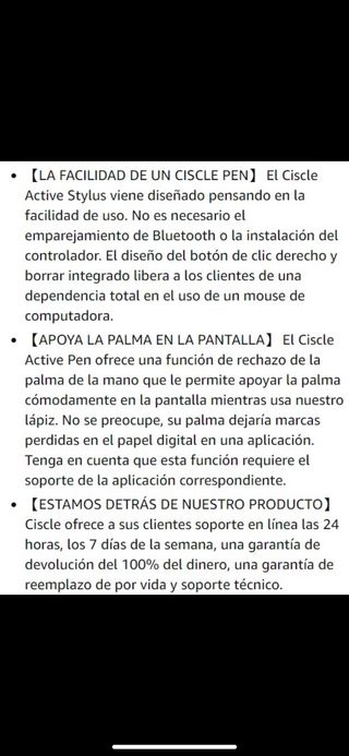Lápiz óptico para windows ink