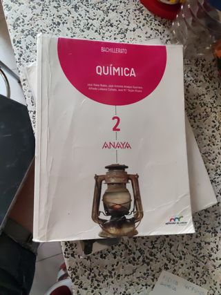 25€ física y 25€ química 2 bachillerato ANAYA