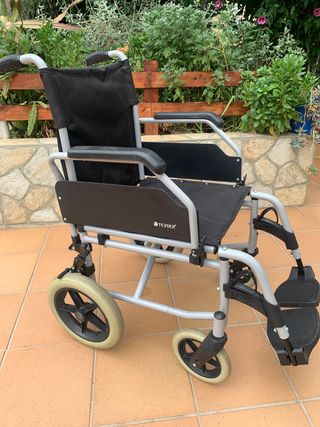 🟢 silla de ruedas aluminio de paseo