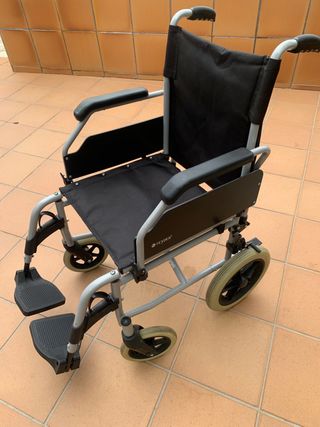 🟢 silla de ruedas aluminio de paseo