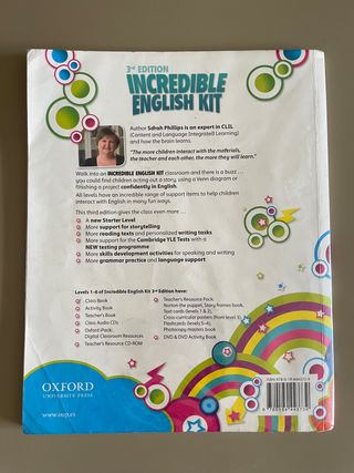 Libro escolar Incredible English Kit Oxford 6°prim