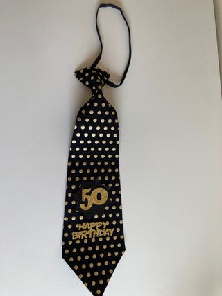 Corbata 50 cumpleaños