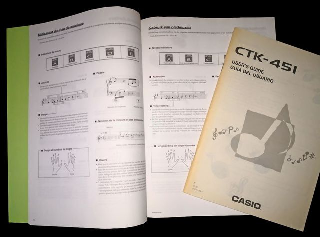 TECLADO CASIO CTK 451