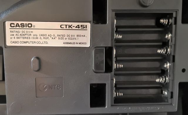 TECLADO CASIO CTK 451