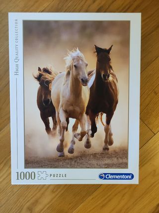 Puzzle di cavalli Clementoni, da 1000 pezzi.