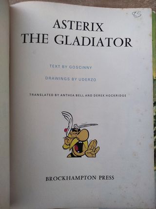 Asterix the Gladiator.1973. Brockhampton