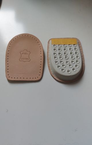 set 2 plantilla talon zapatos piel