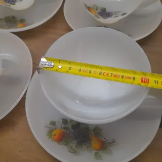 Juego de desayuno arcopal frutas (4 unidades)