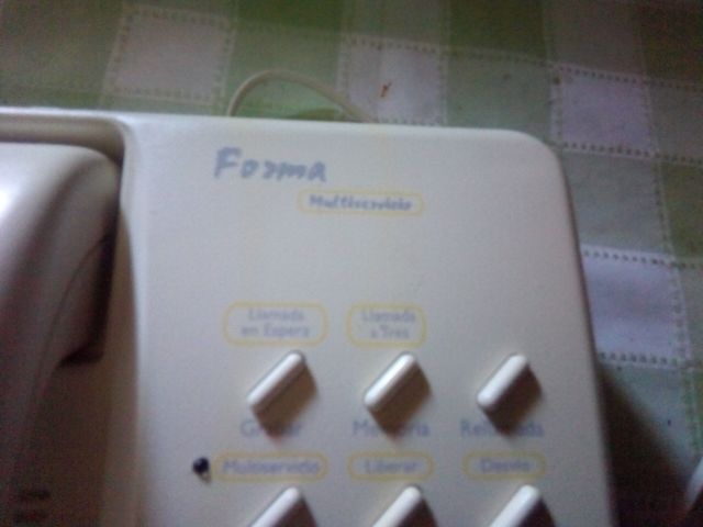 Teléfono fijo FORMA MULTISERVICIO