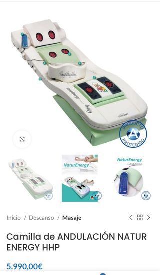 Camilla de mansaje está nueva no se a usado.