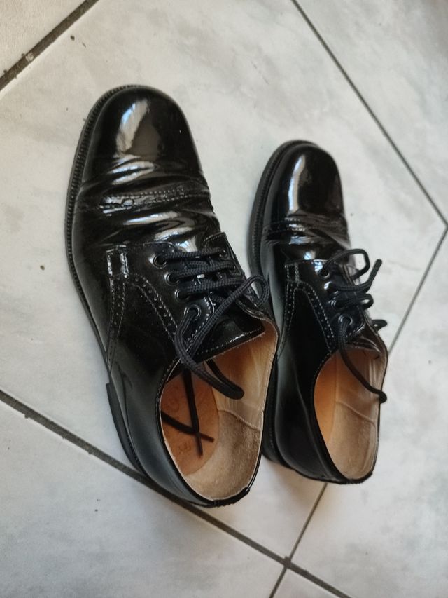 Scarpe per matrimonio/cerimonia ragazzo/ragazza in pelle