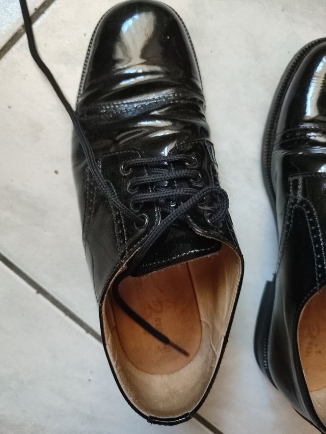 Scarpe per matrimonio/cerimonia ragazzo/ragazza in pelle