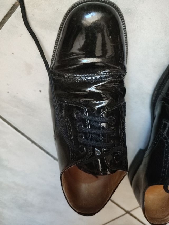 Scarpe per matrimonio/cerimonia ragazzo/ragazza in pelle