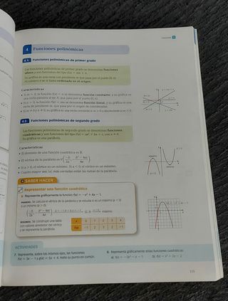 Libro Matemáticas Ciencias Sociales 1 Bachillerato