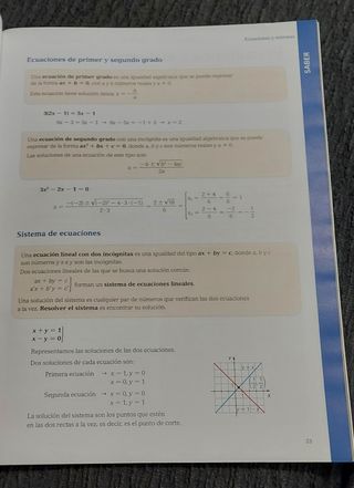 Libro Matemáticas Ciencias Sociales 1 Bachillerato
