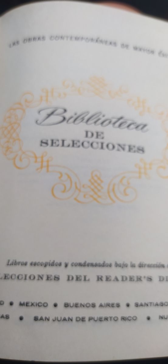 Gran libro con 4 Obras de Biblioteca de S.Reader's