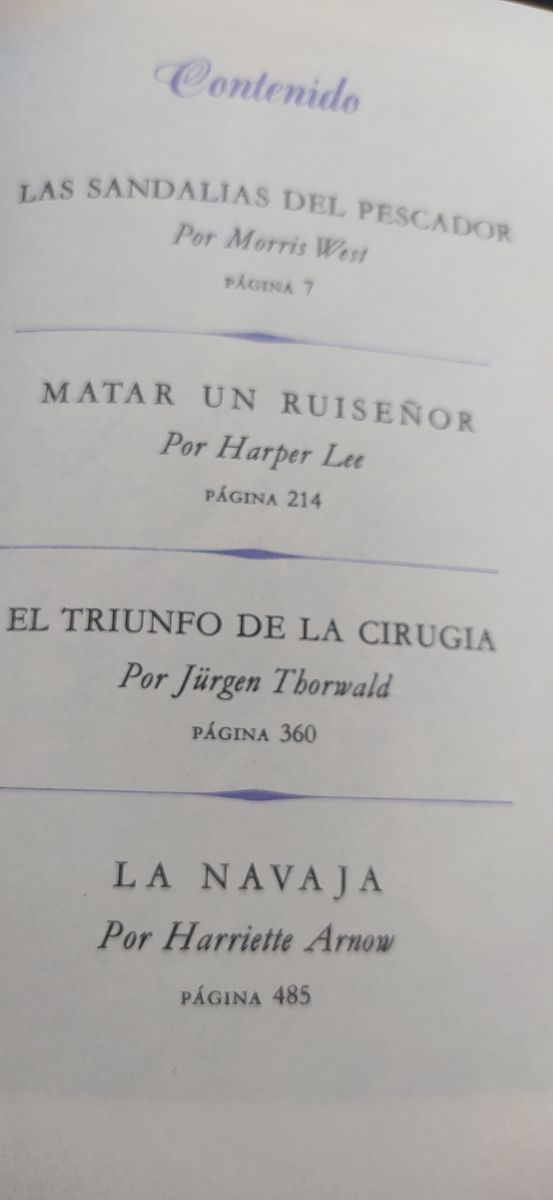Gran libro con 4 Obras de Biblioteca de S.Reader's