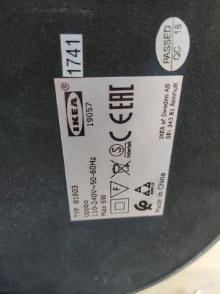 Flexo Ikea negro