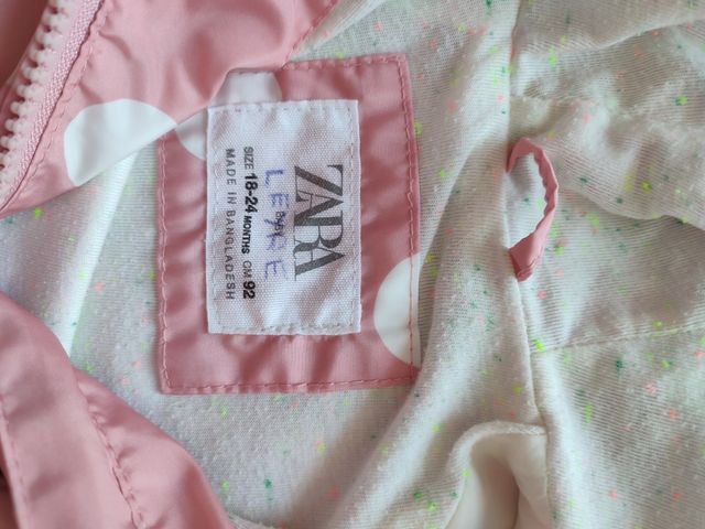 Cazadora fina niña de Zara