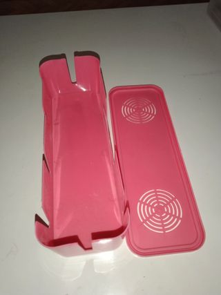 Tapa cables. Color rosa