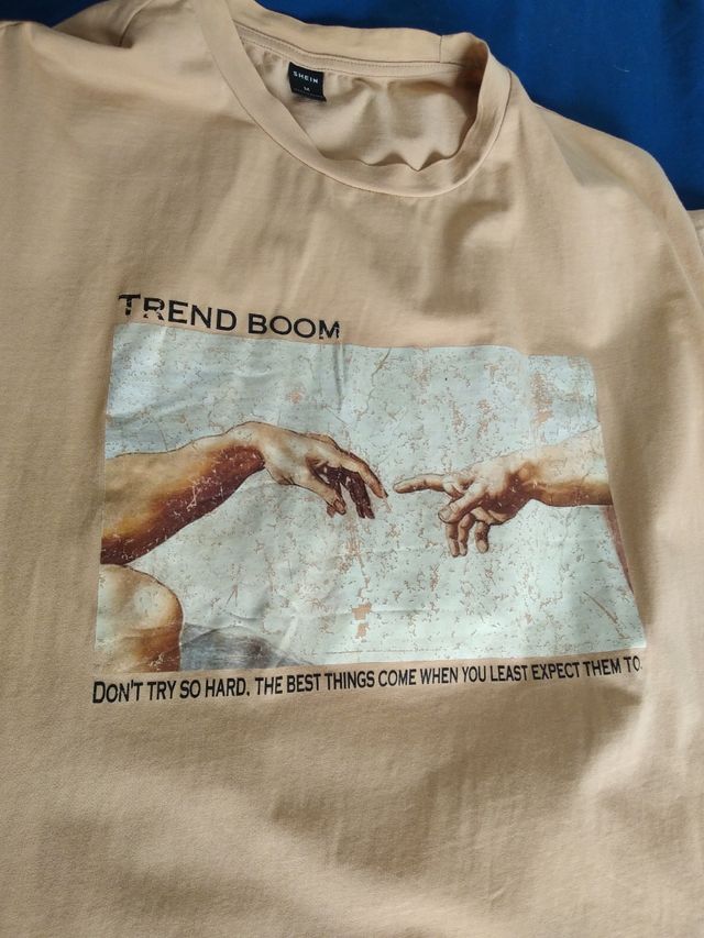 camiseta marrón street