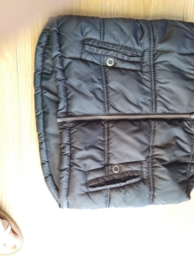 Chaleco Negro pluma talla 7/8