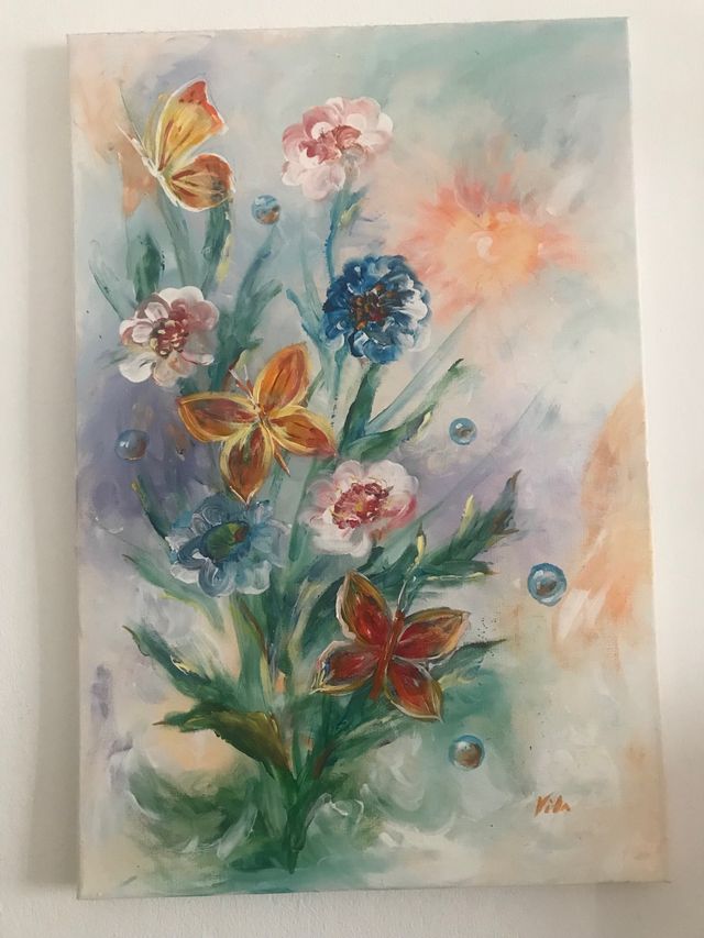 Cuadro  acrilico sobre el lienzo