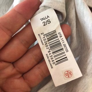 Camiseta manga larga unisexo algodon