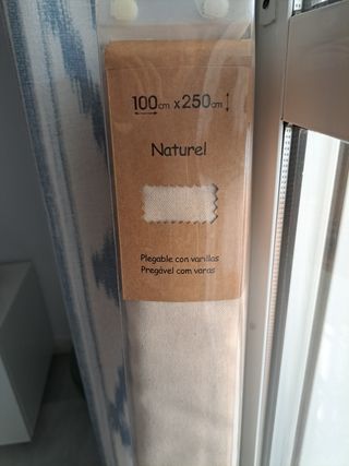 Estor sin estrenar 100cm×250cm. Beig