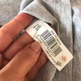 Camiseta manga larga algodon unisexo