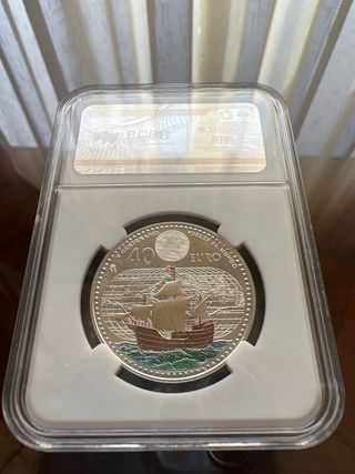 Moneda 40 euros plata 2022 España