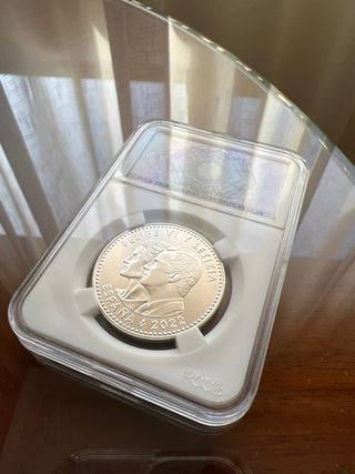 Moneda 40 euros plata 2022 España