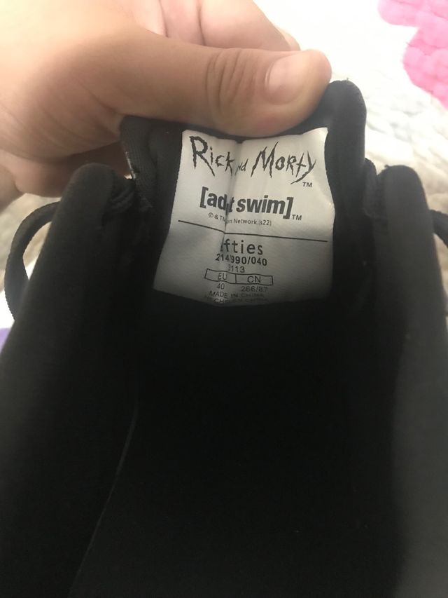 Zapatillas rick and morty