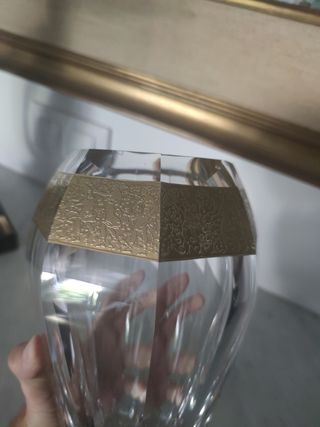 Florero art nouveau cristal Moser