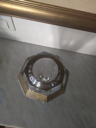 Florero art nouveau cristal Moser